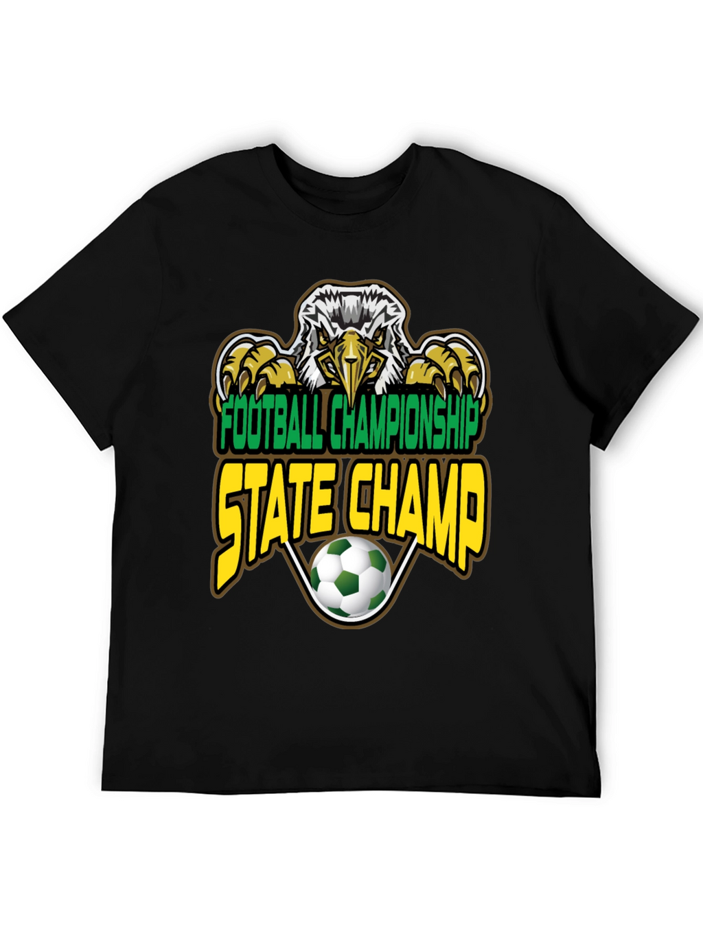 Football Championship State Champ Eagle T-Shirt