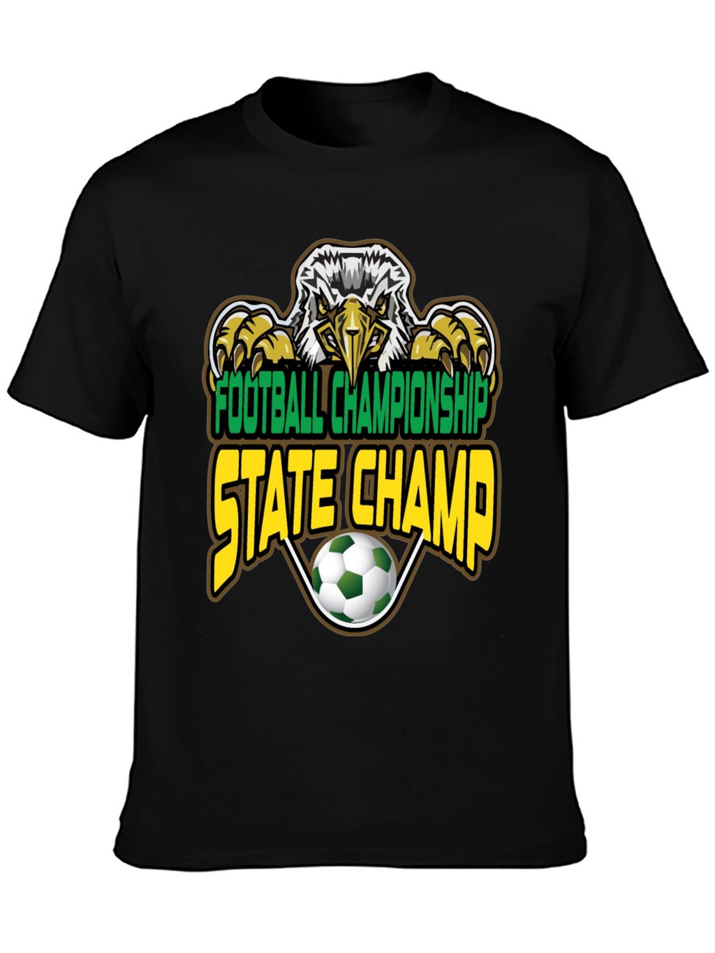 Football Championship State Champ Eagle T-Shirt