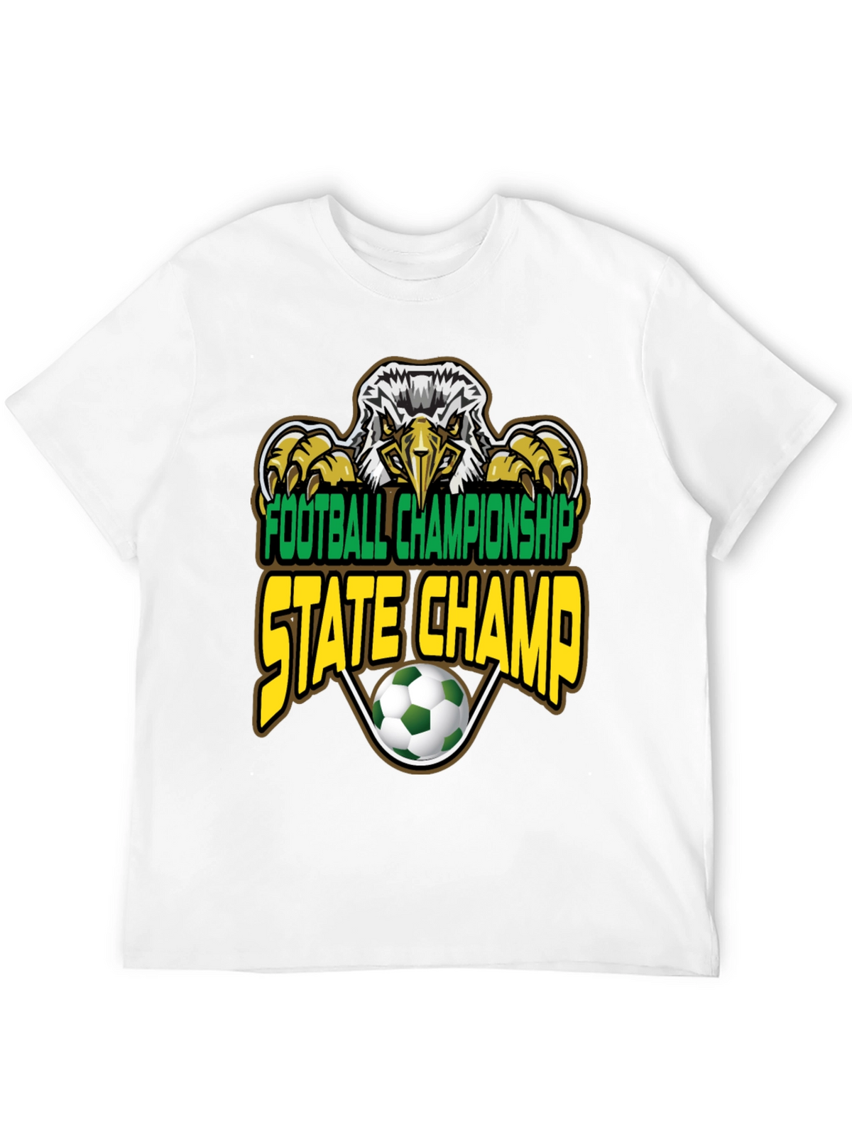 Football Championship State Champ Eagle T-Shirt