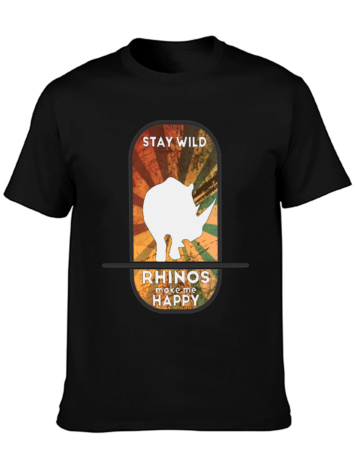 Stay Wild Rhinos Graphic Tee