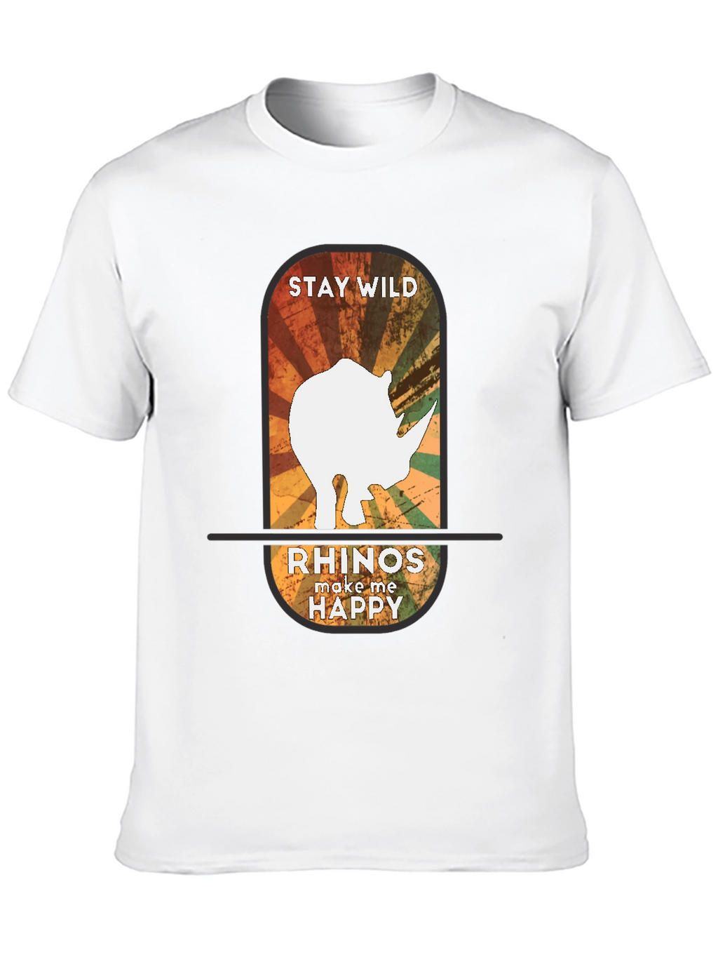 Stay Wild Rhinos Graphic Tee