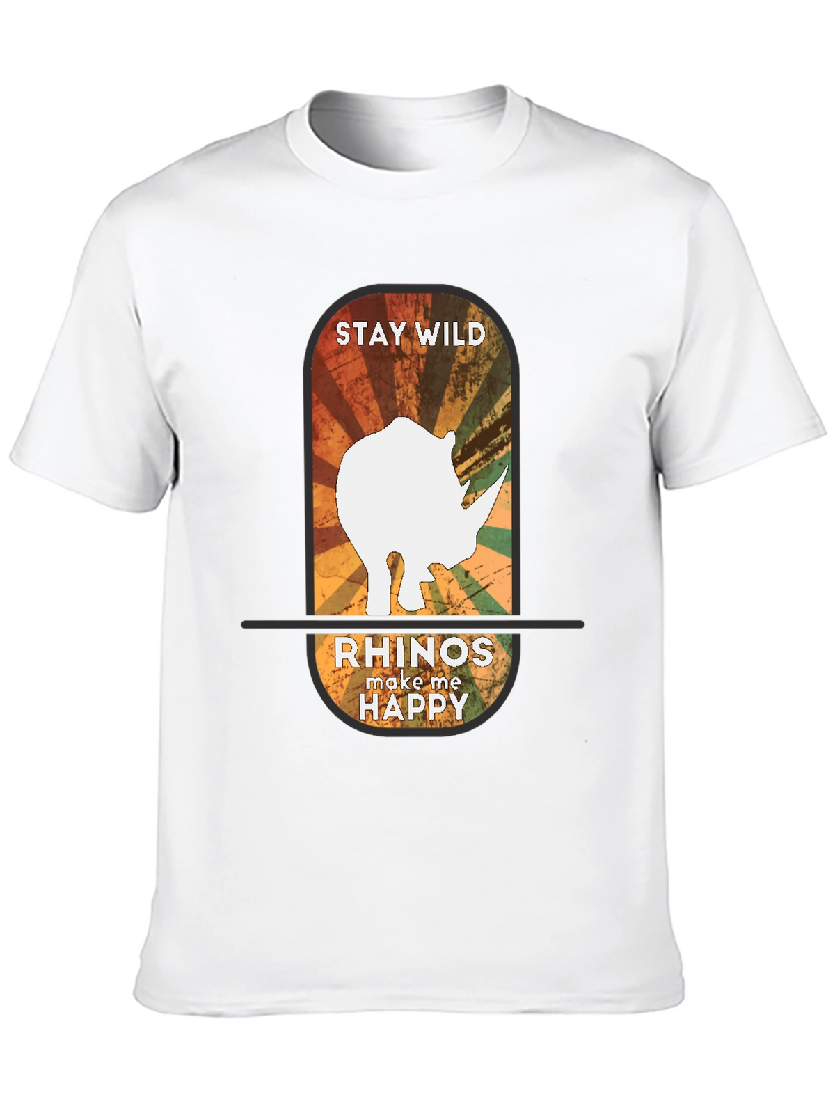 Stay Wild Rhinos Graphic Tee