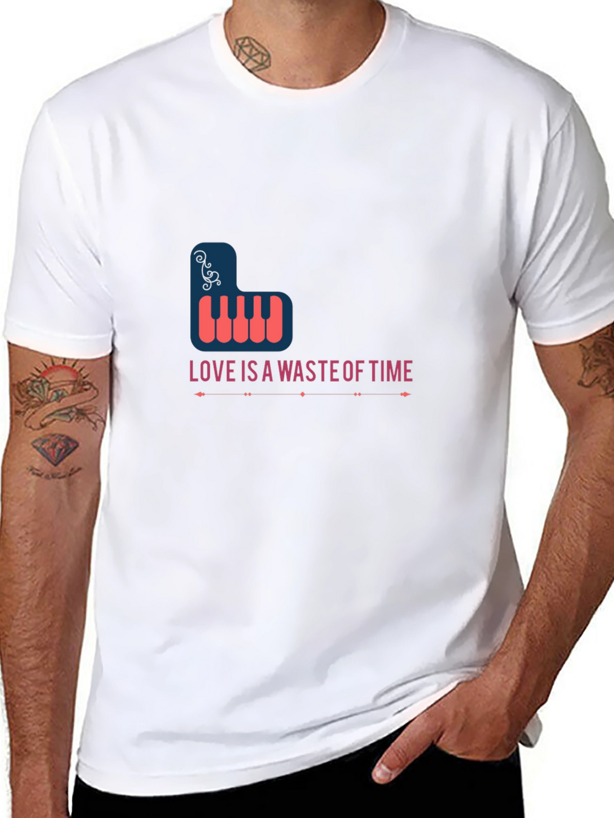 Love Is A Waste of Time Graphic Tee