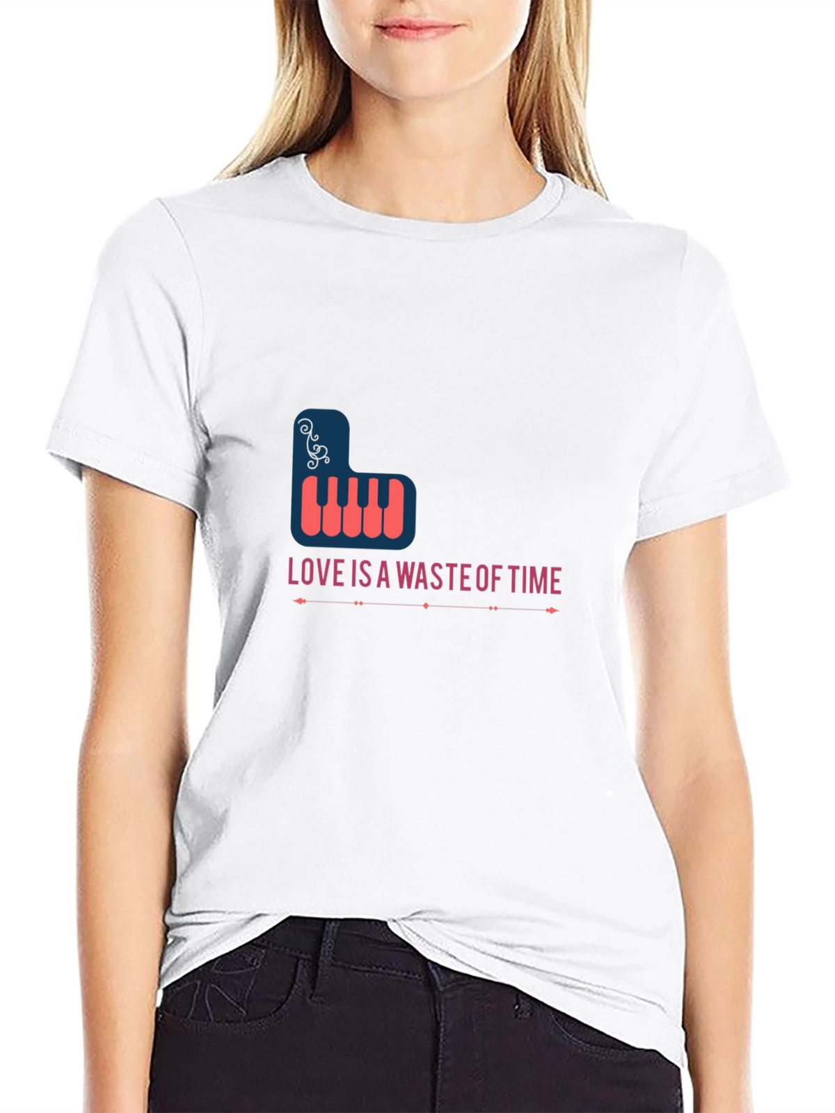 Love Is A Waste of Time Graphic Tee