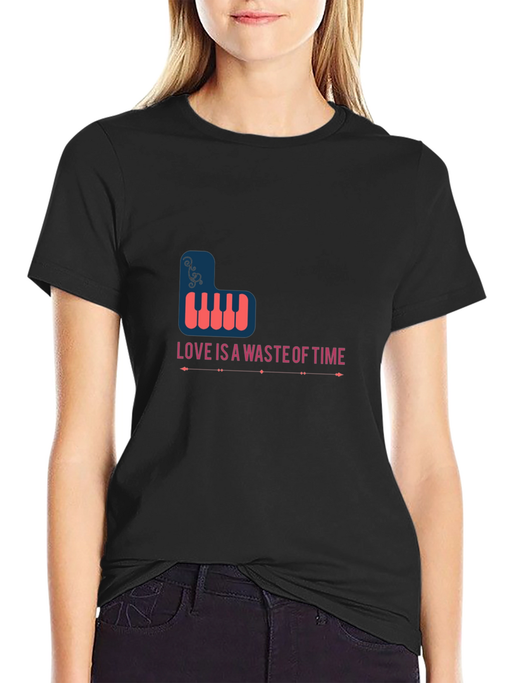 Love Is A Waste of Time Graphic Tee