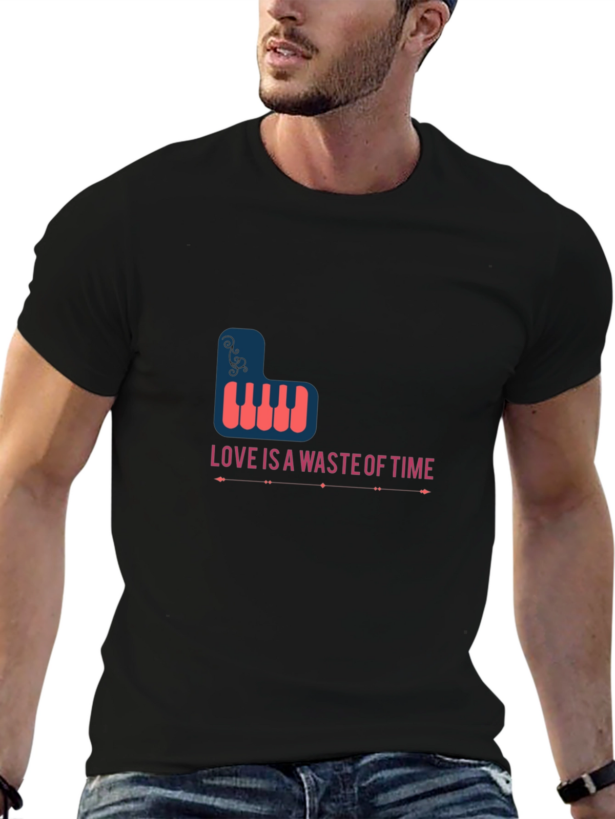 Love Is A Waste of Time Graphic Tee