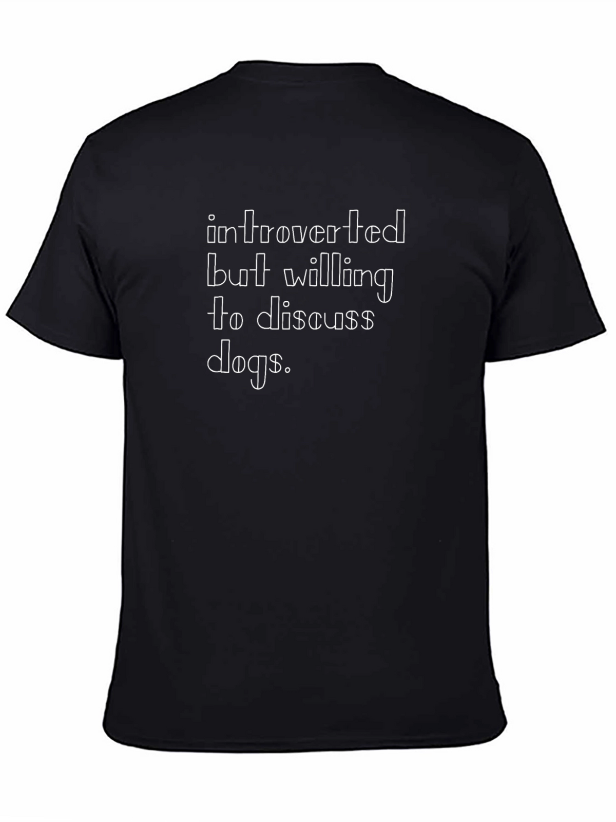 Introverted Dog Lover T-Shirt - Soft Cotton Tee