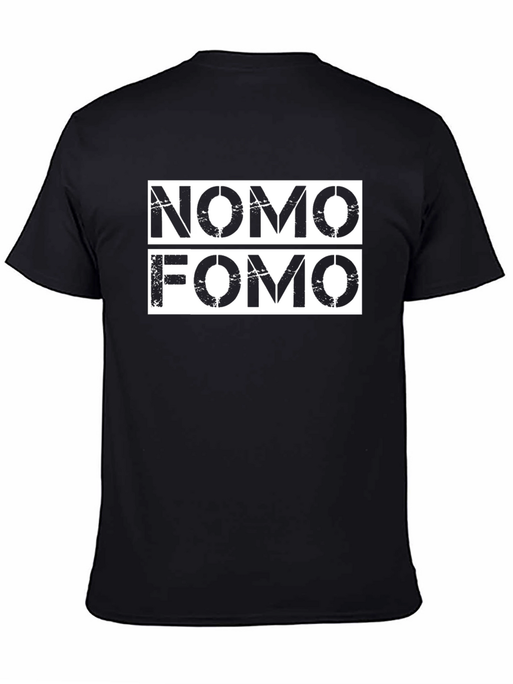 NoMo FOMO Black Graphic Tee