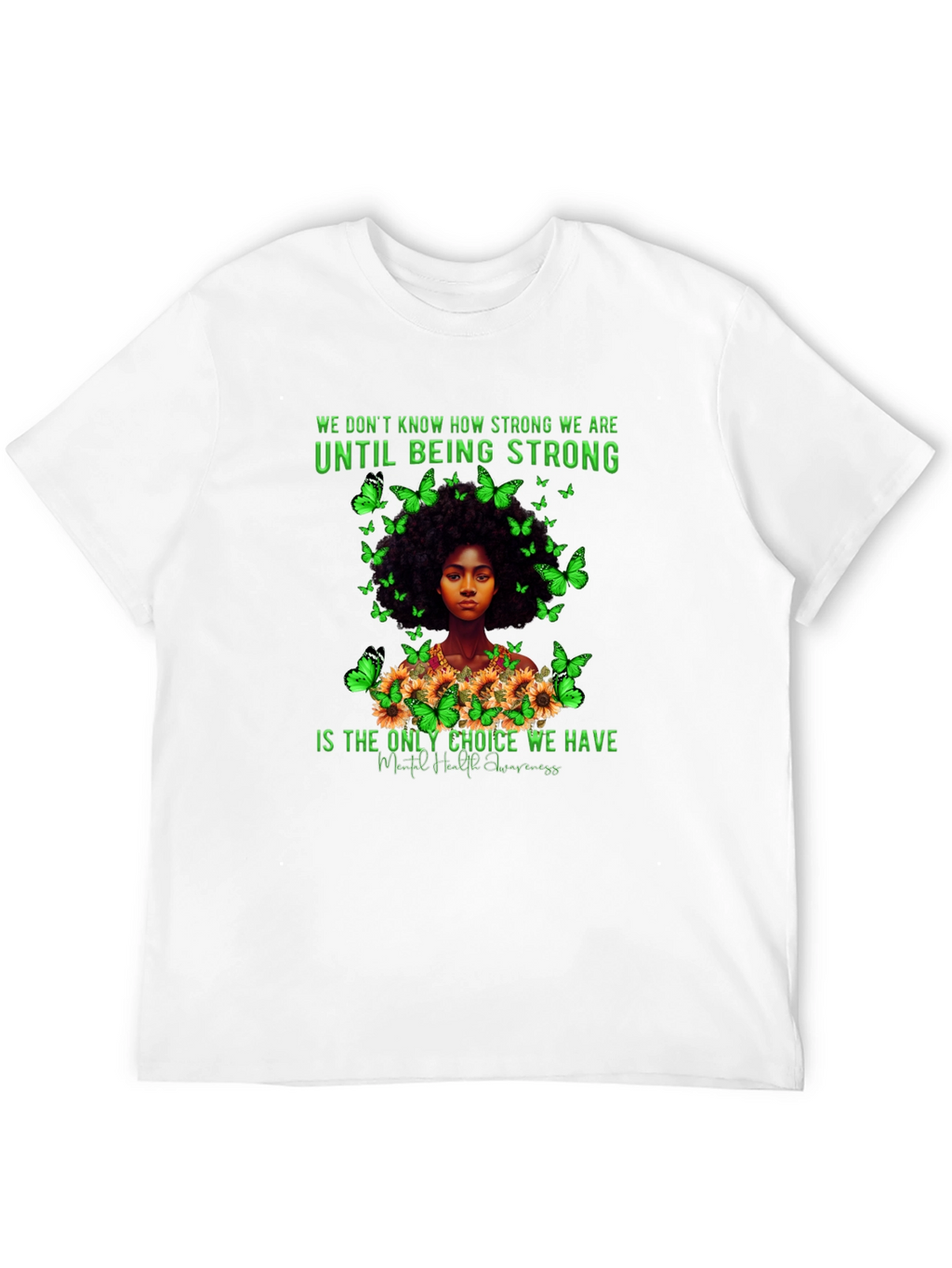 Mental Health Awareness Butterfly T-Shirt