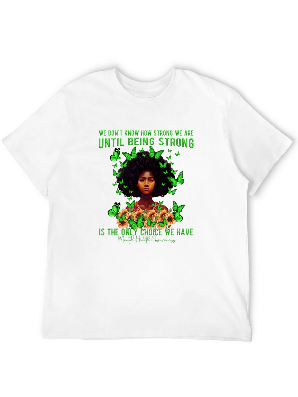 Mental Health Awareness Butterfly T-Shirt