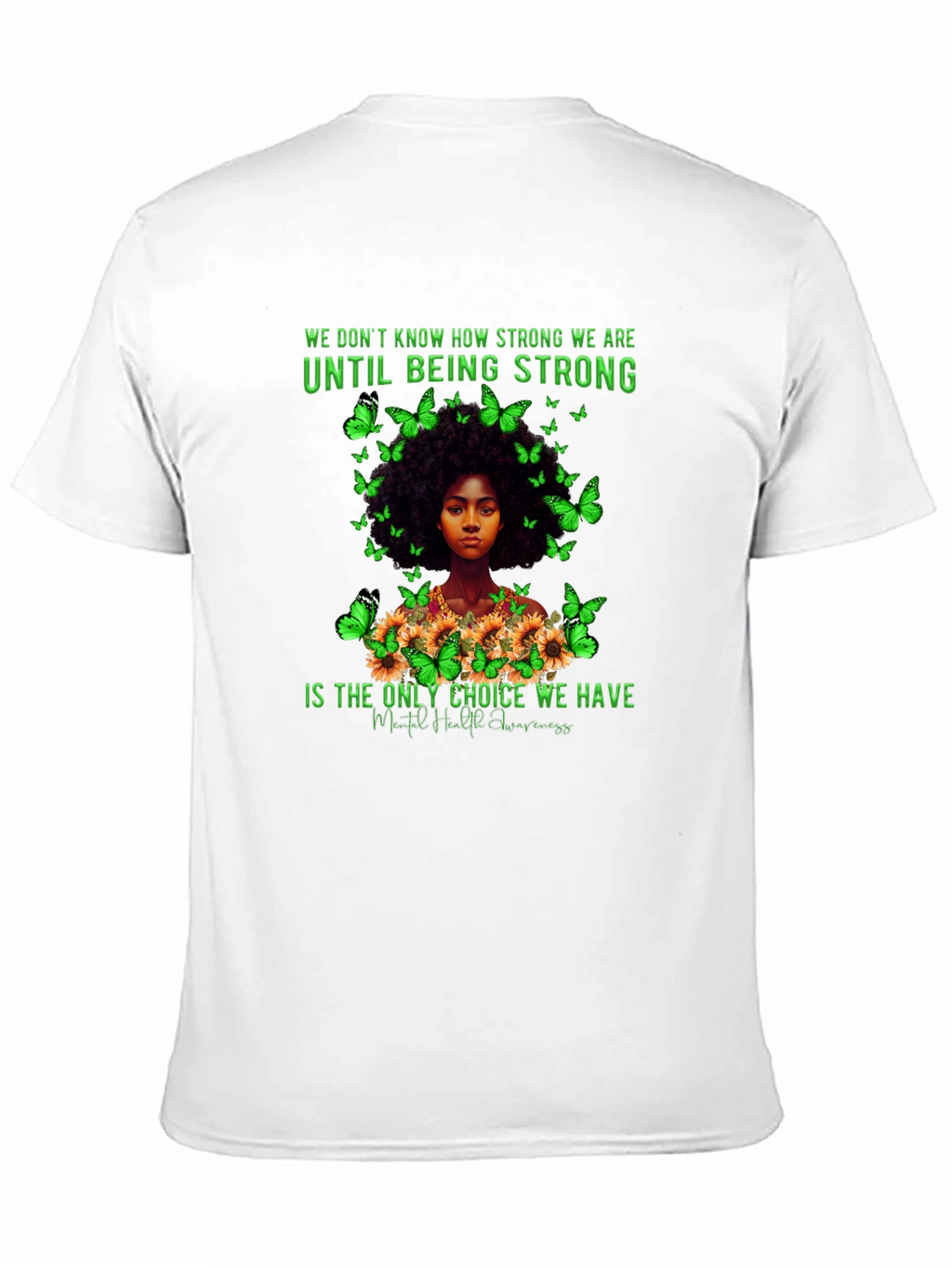 Mental Health Awareness Butterfly T-Shirt