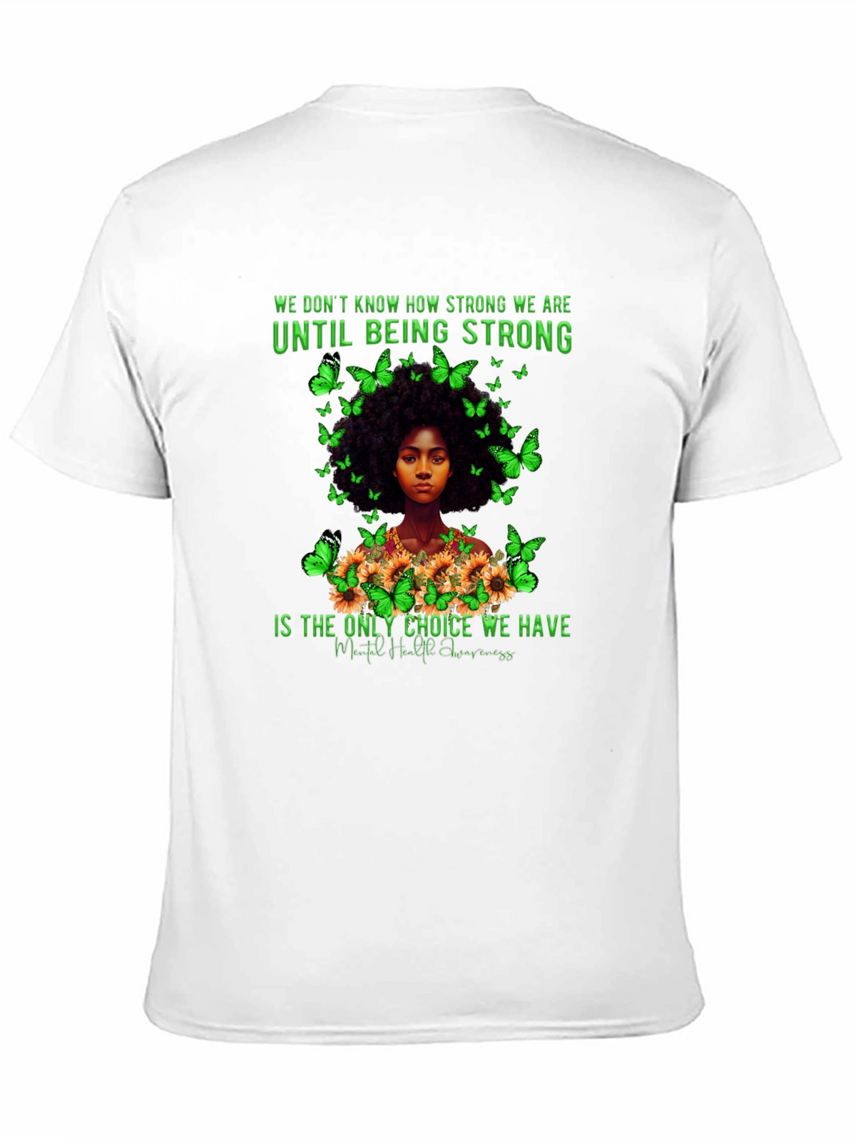 Mental Health Awareness Butterfly T-Shirt