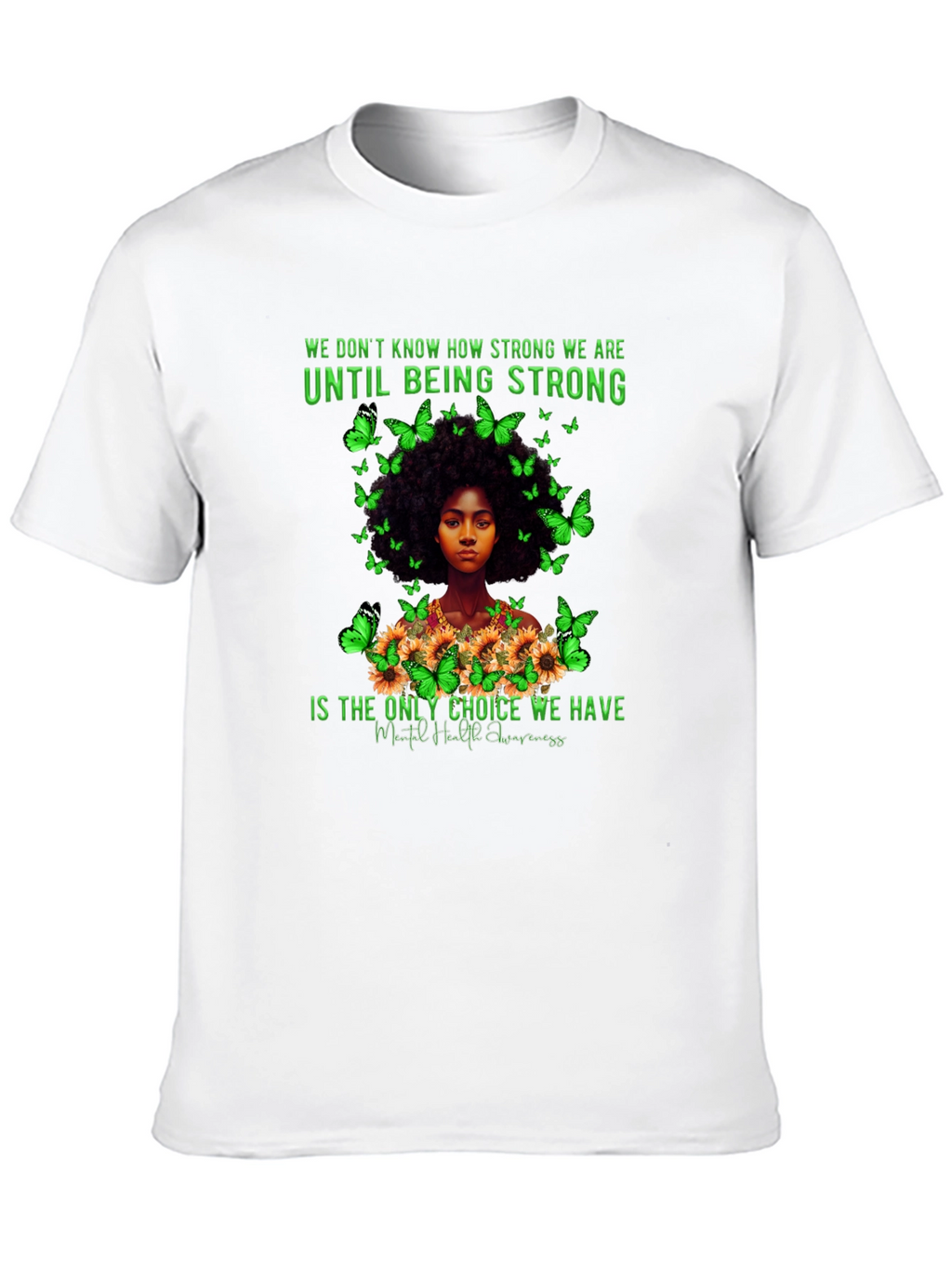 Mental Health Awareness Butterfly T-Shirt