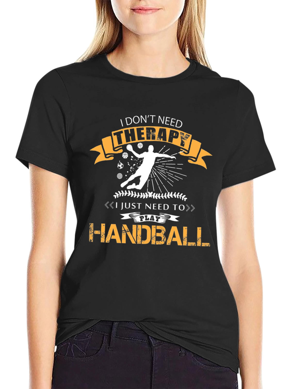 Handball Therapy Graphic T-Shirt