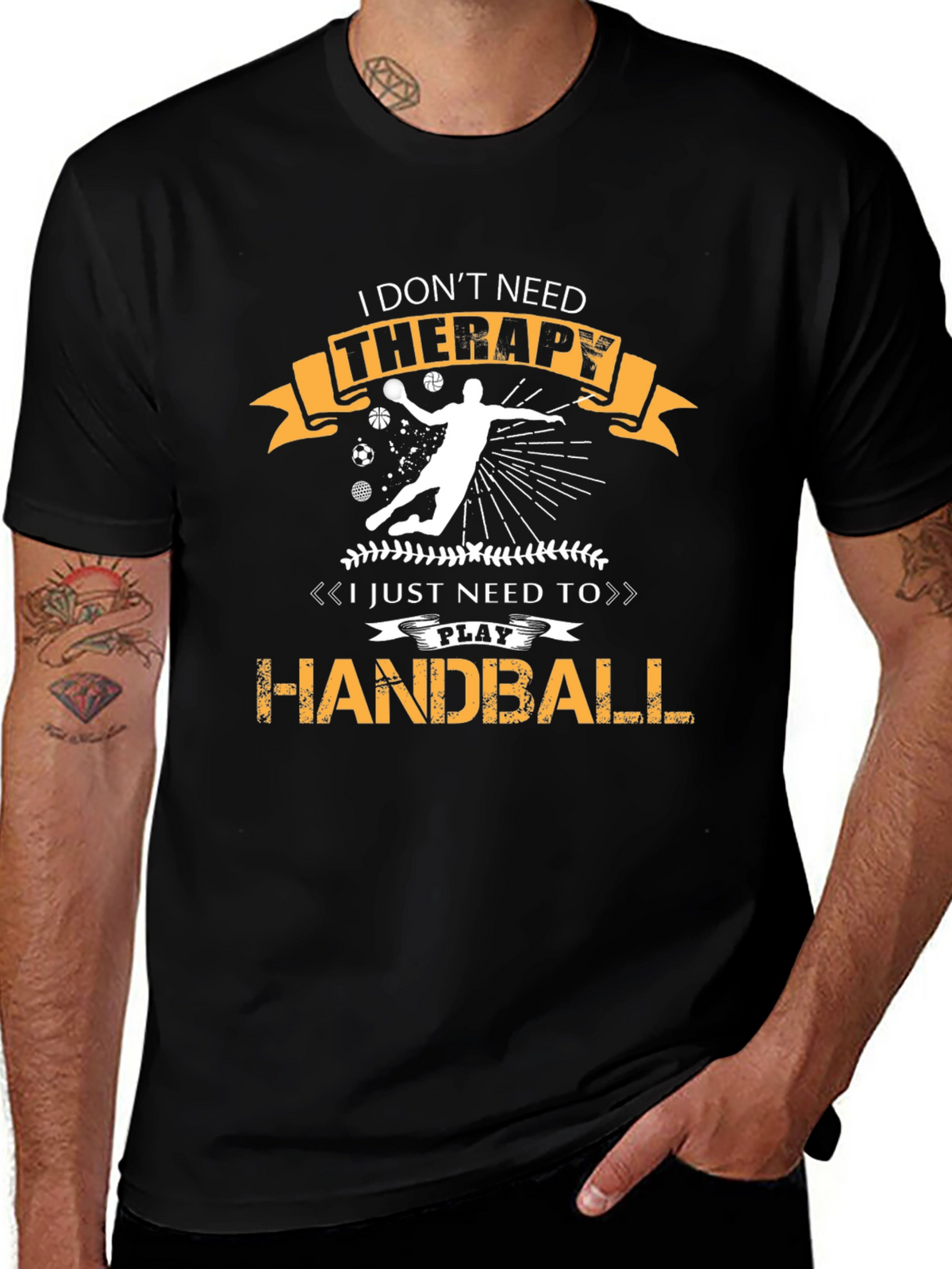 Handball Therapy Graphic T-Shirt