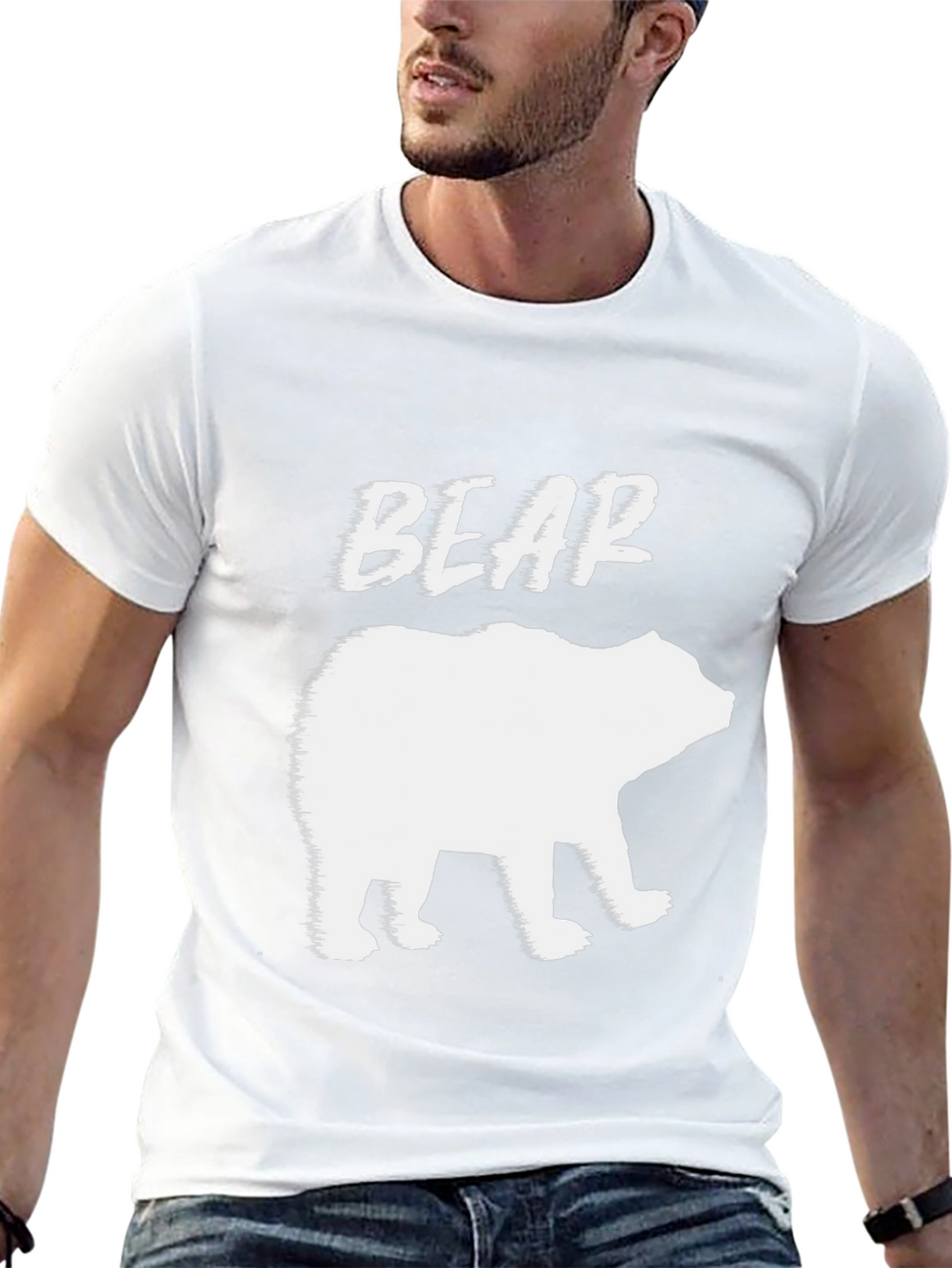 Bear Graphic T-Shirt - Cool Animal Tee