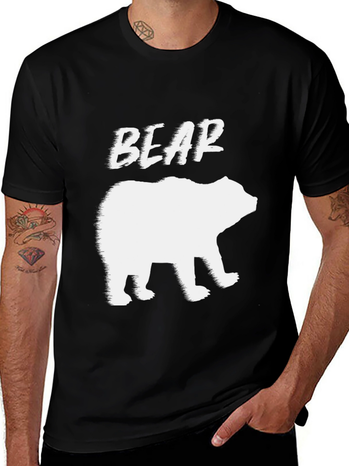 Bear Graphic T-Shirt - Cool Animal Tee