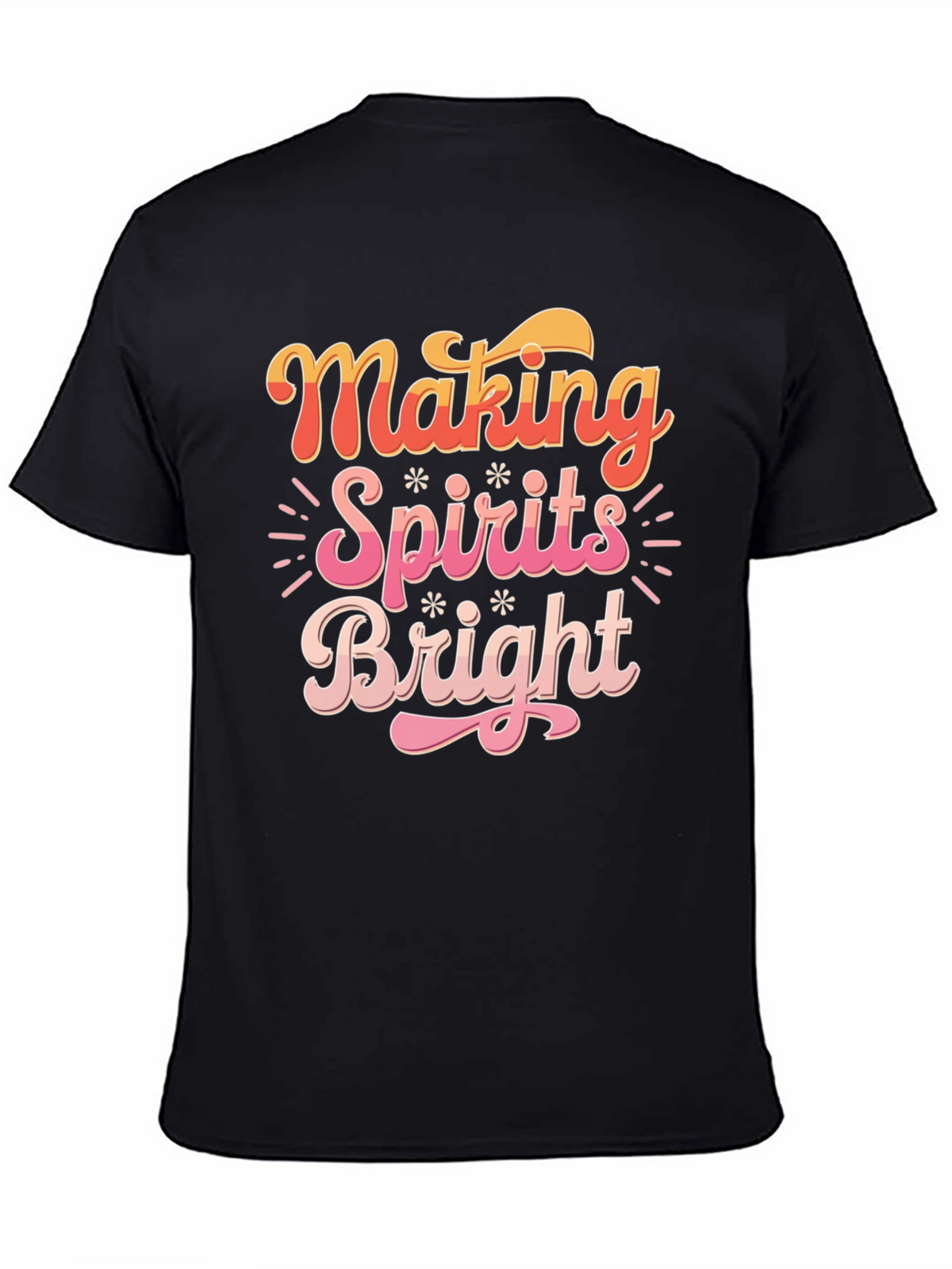 Making Spirits Bright Christmas Graphic Tee