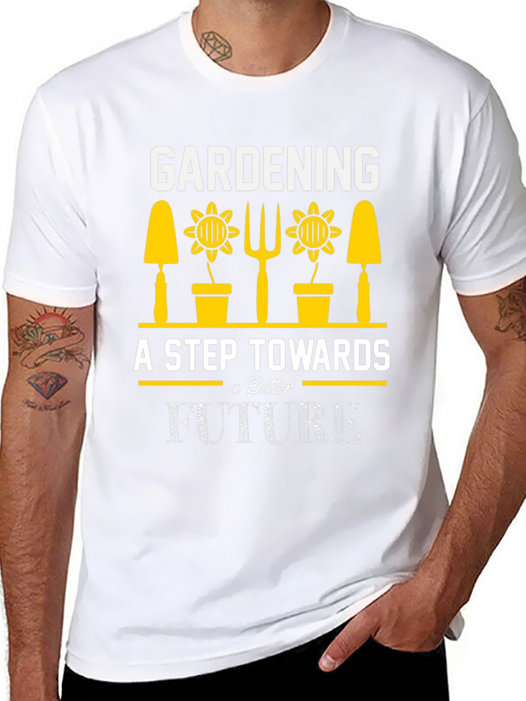 Gardening A Step Towards a Better Future T-Shirt