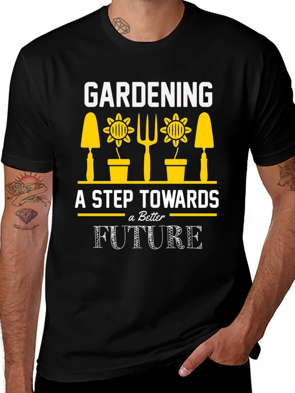 Gardening A Step Towards a Better Future T-Shirt