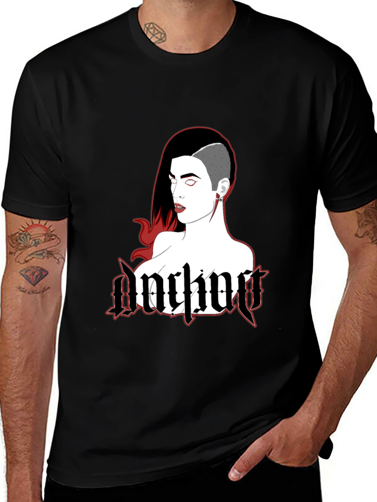 Anchor Woman Graphic T-Shirt