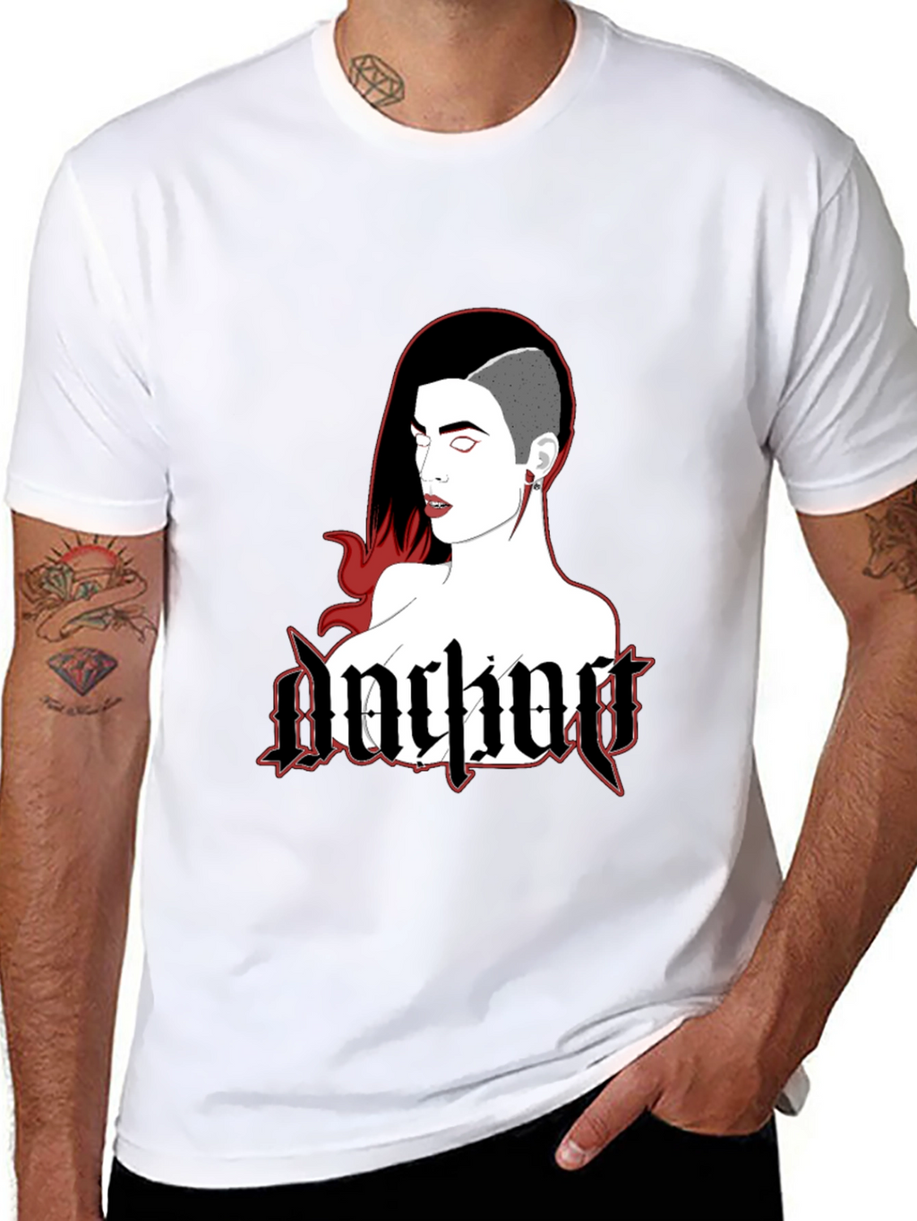 Anchor Woman Graphic T-Shirt