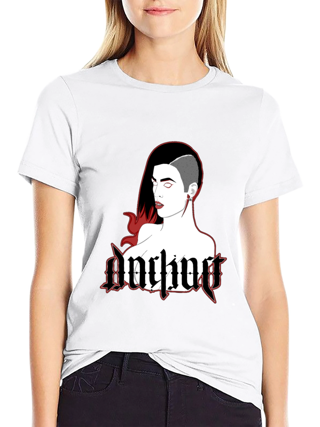 Anchor Woman Graphic T-Shirt