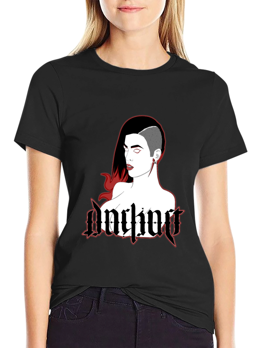 Anchor Woman Graphic T-Shirt