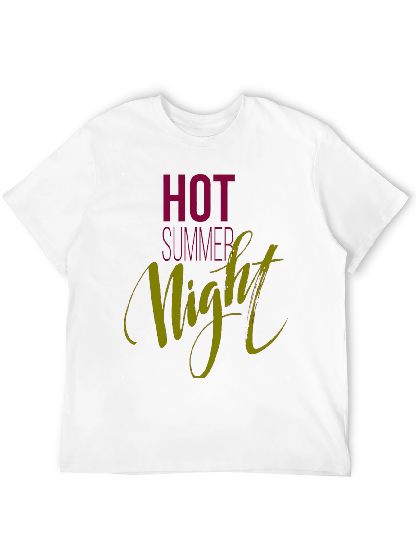 Hot Summer Night Graphic Tee - Black