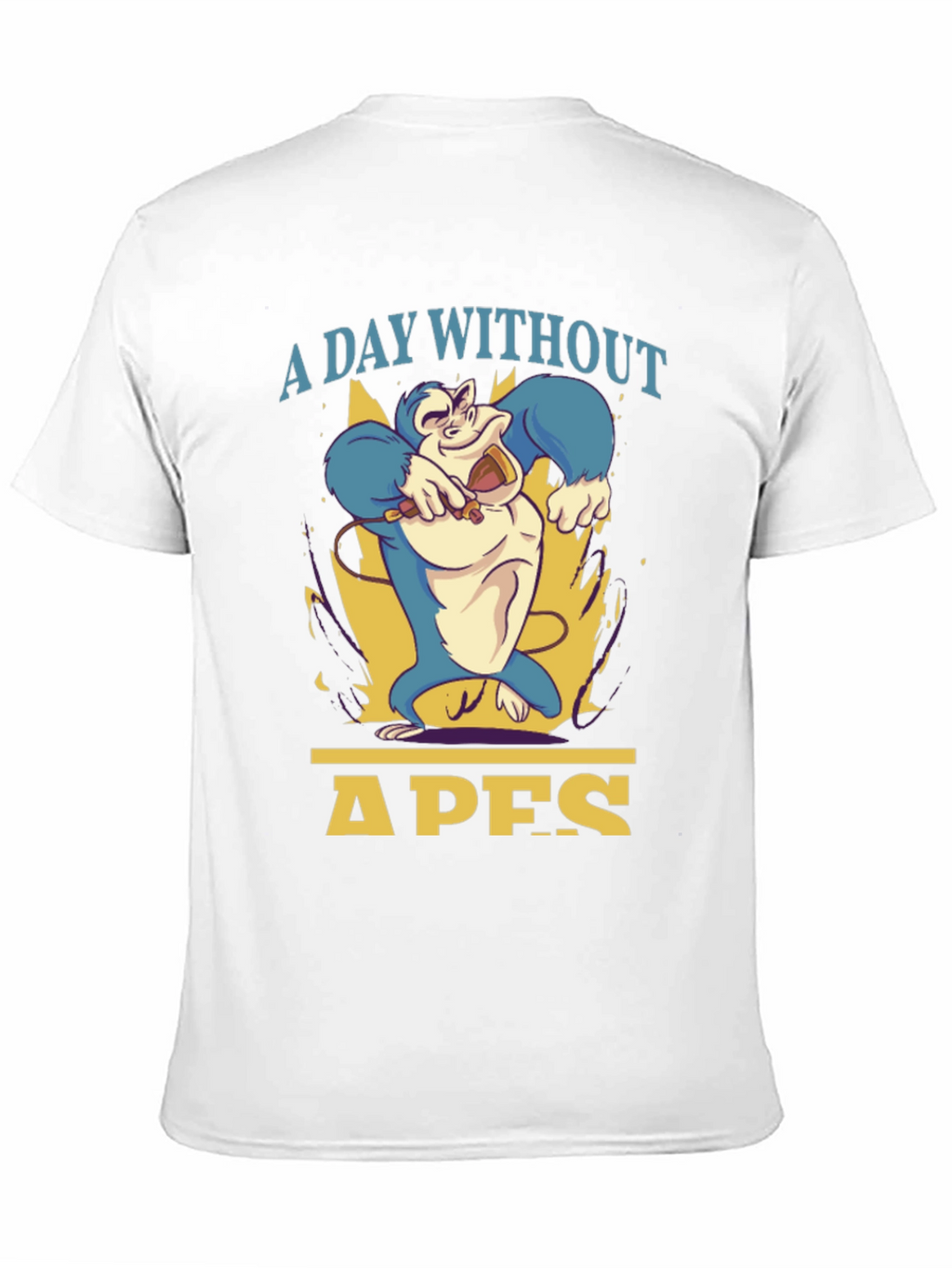 A Day Without Apes T-Shirt - Mens Black Tee