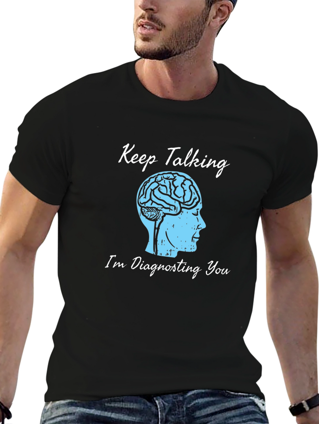 Keep Talking Brain Tee - Diagnosing You T-Shirt