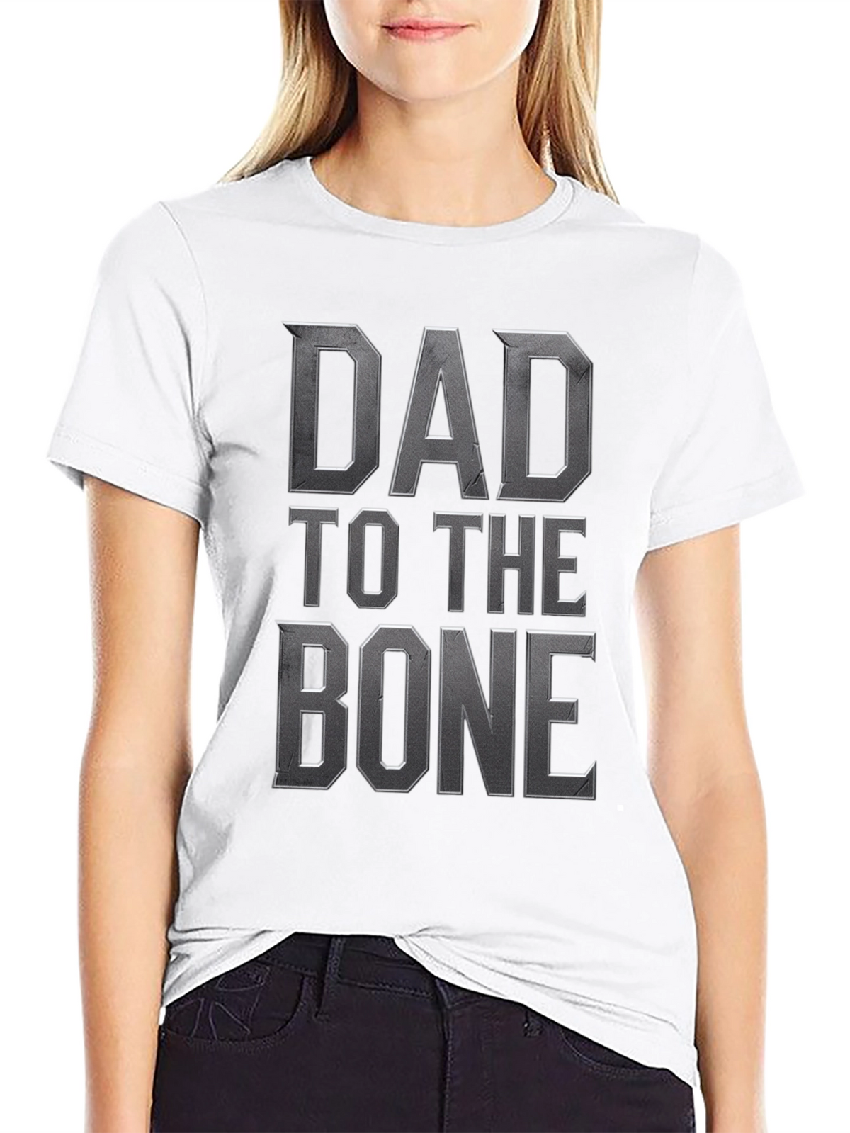 Dad to the Bone Graphic T-Shirt - Black