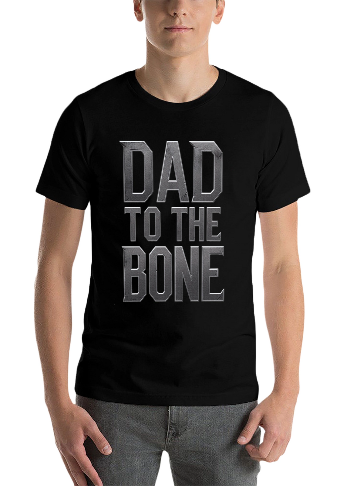 Dad to the Bone Graphic T-Shirt - Black