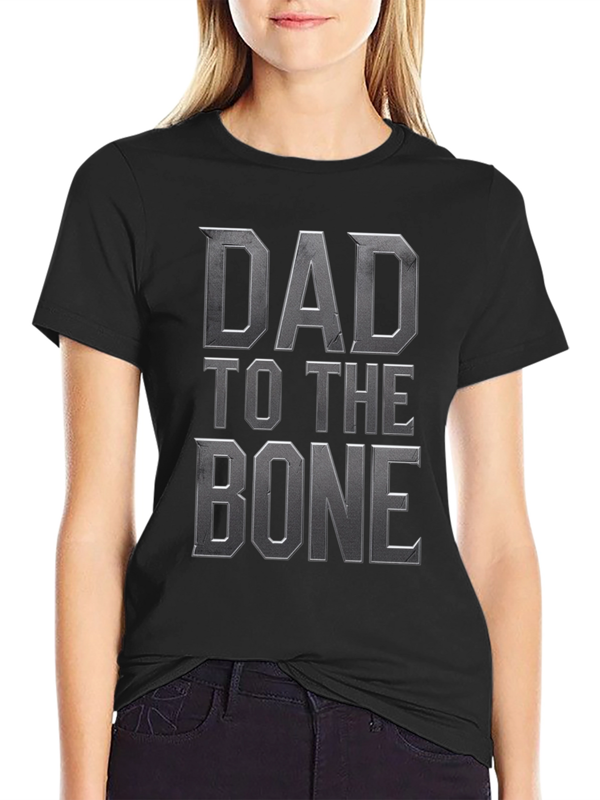 Dad to the Bone Graphic T-Shirt - Black