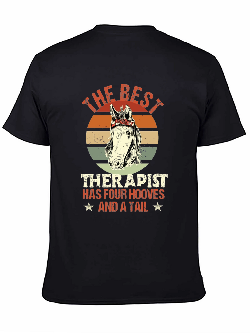 Best Therapist Horse Graphic Tee