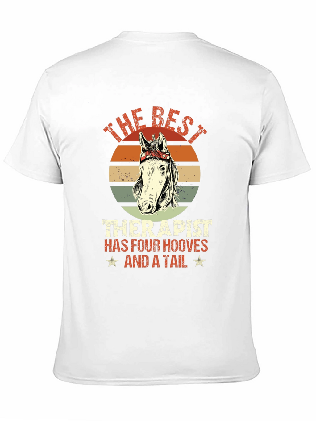 Best Therapist Horse Graphic Tee