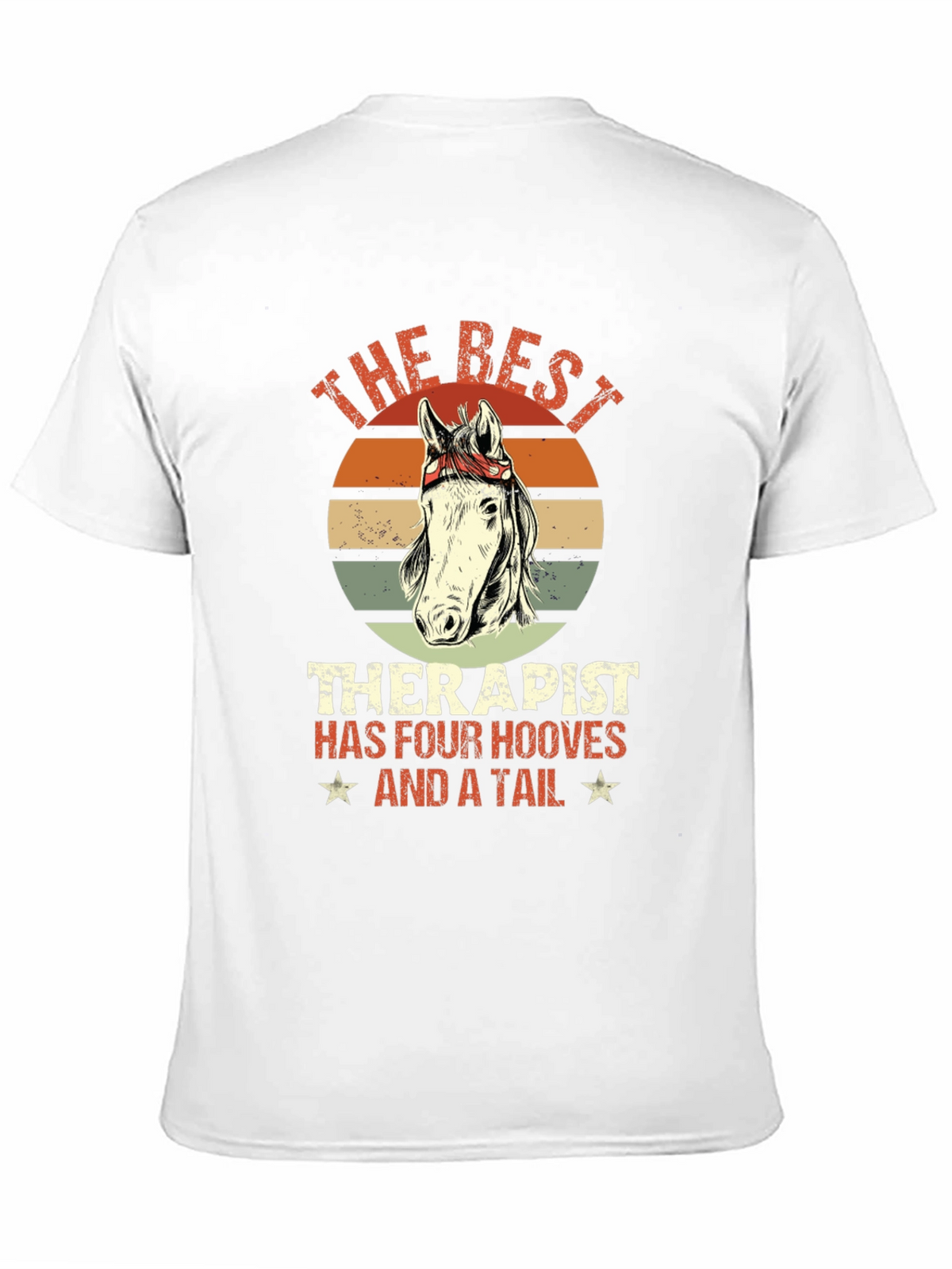 Best Therapist Horse Graphic Tee