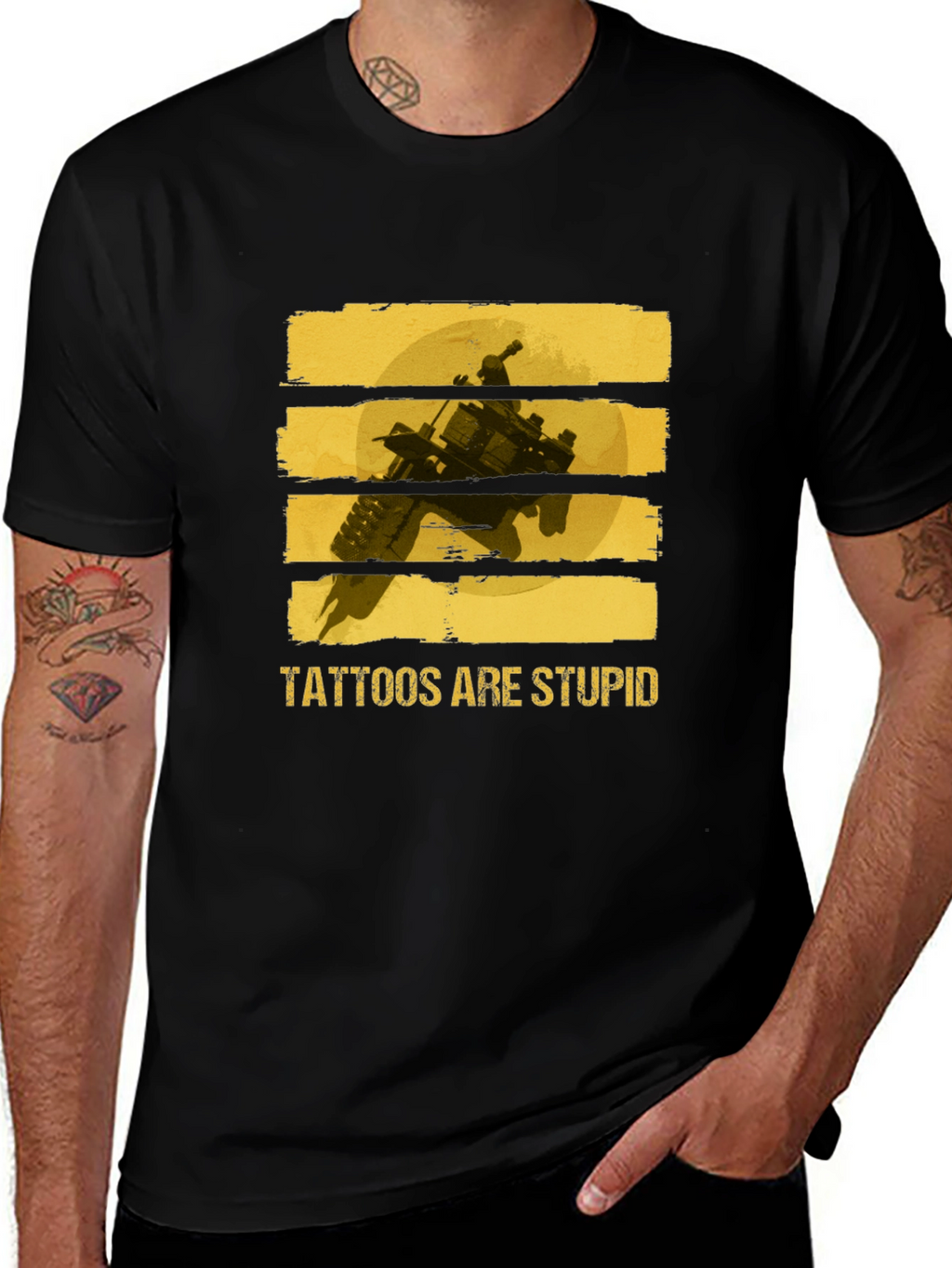 Tattoos Are Stupid Graphic Tee