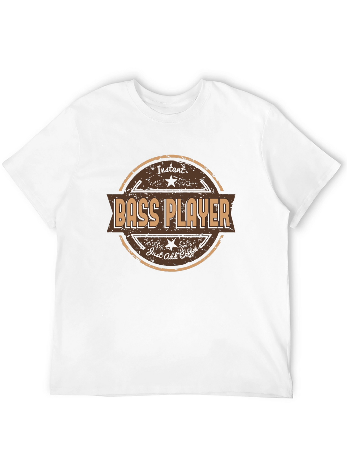 Instant Bass Player - Add Coffee T-Shirt