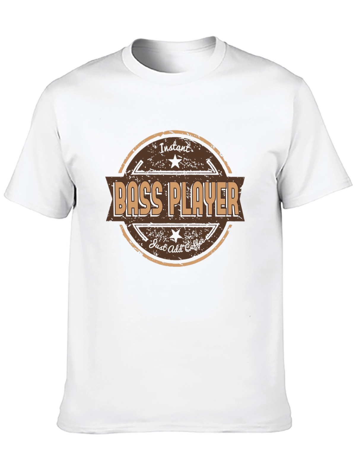 Instant Bass Player - Add Coffee T-Shirt