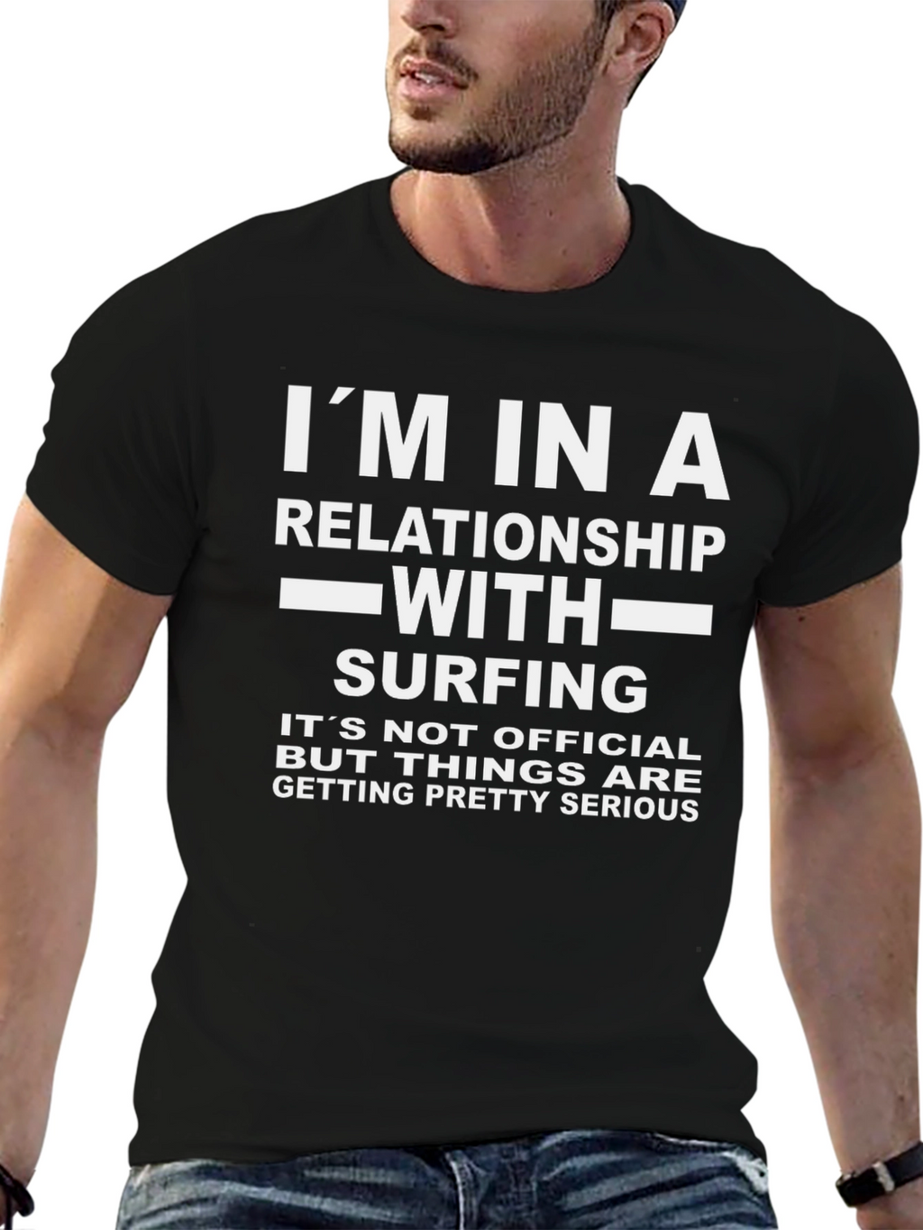 Relationship with Surfing Graphic Tee