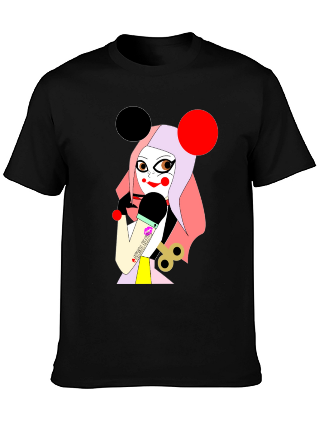 Unique Graphic T-Shirt: Cartoon Character