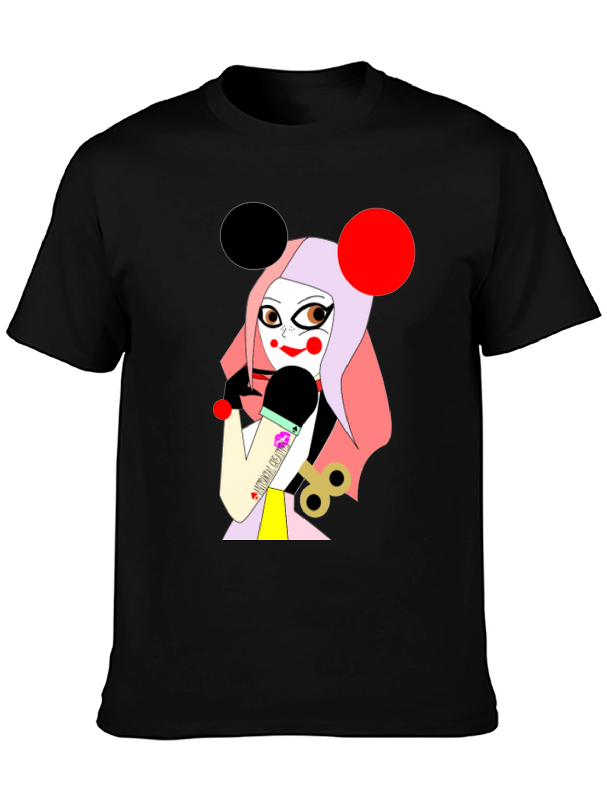 Unique Graphic T-Shirt: Cartoon Character
