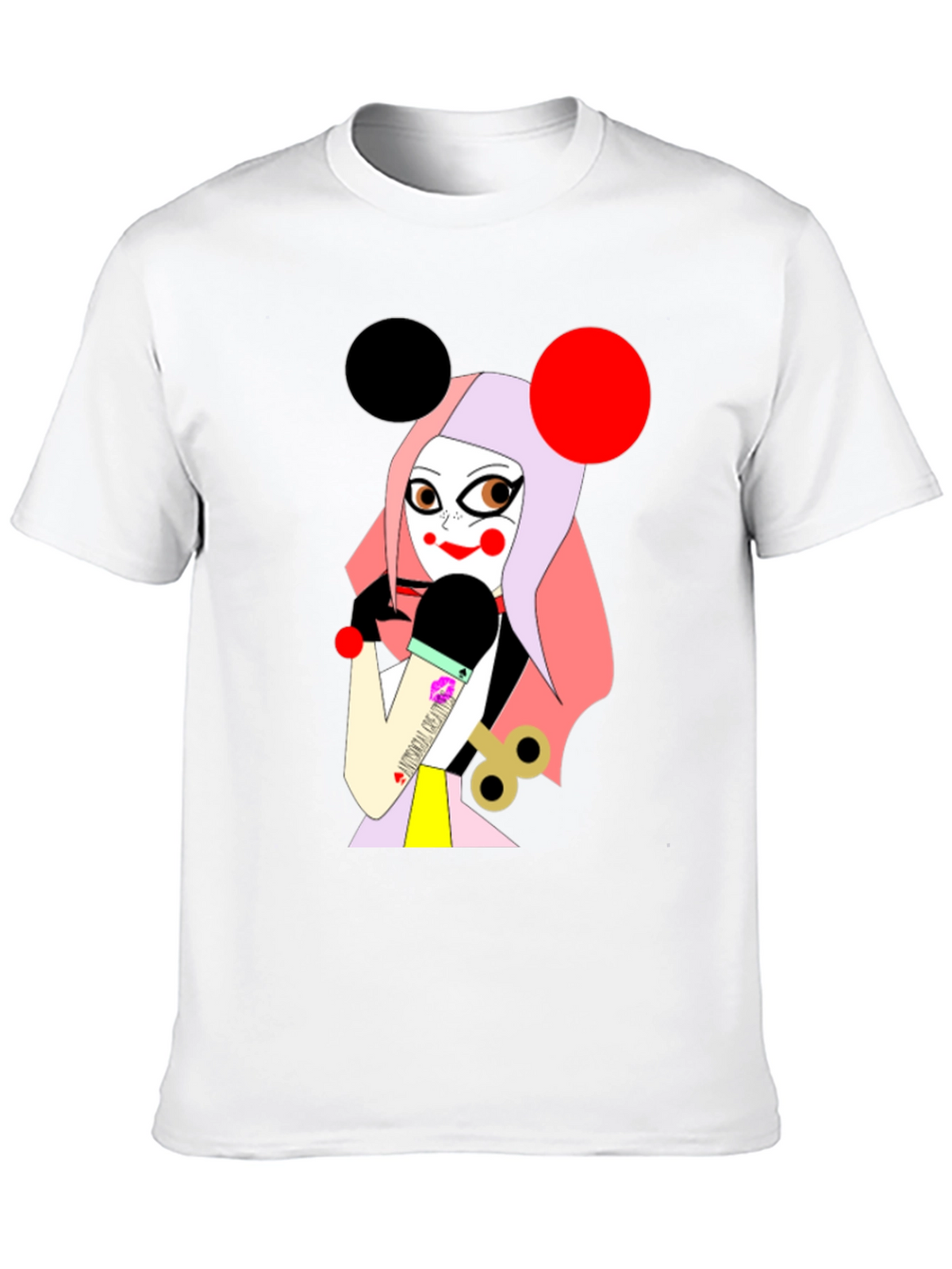 Unique Graphic T-Shirt: Cartoon Character
