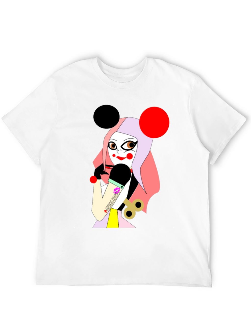 Unique Graphic T-Shirt: Cartoon Character