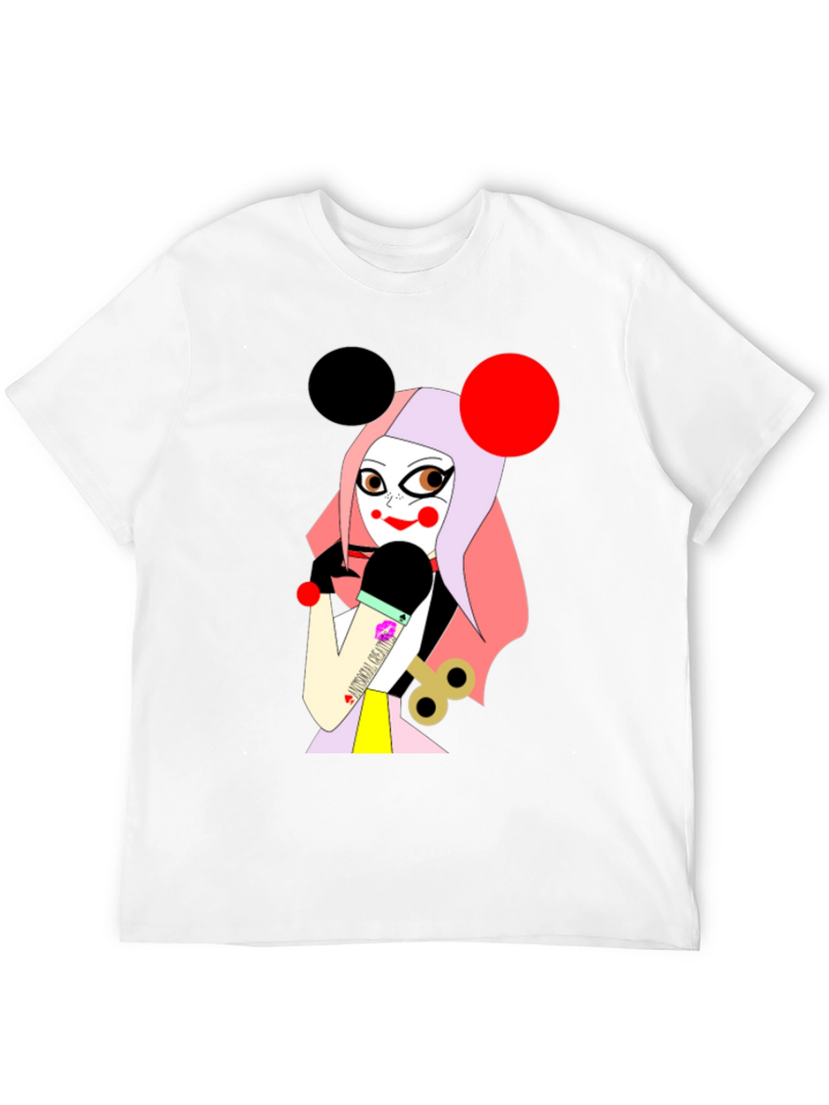 Unique Graphic T-Shirt: Cartoon Character