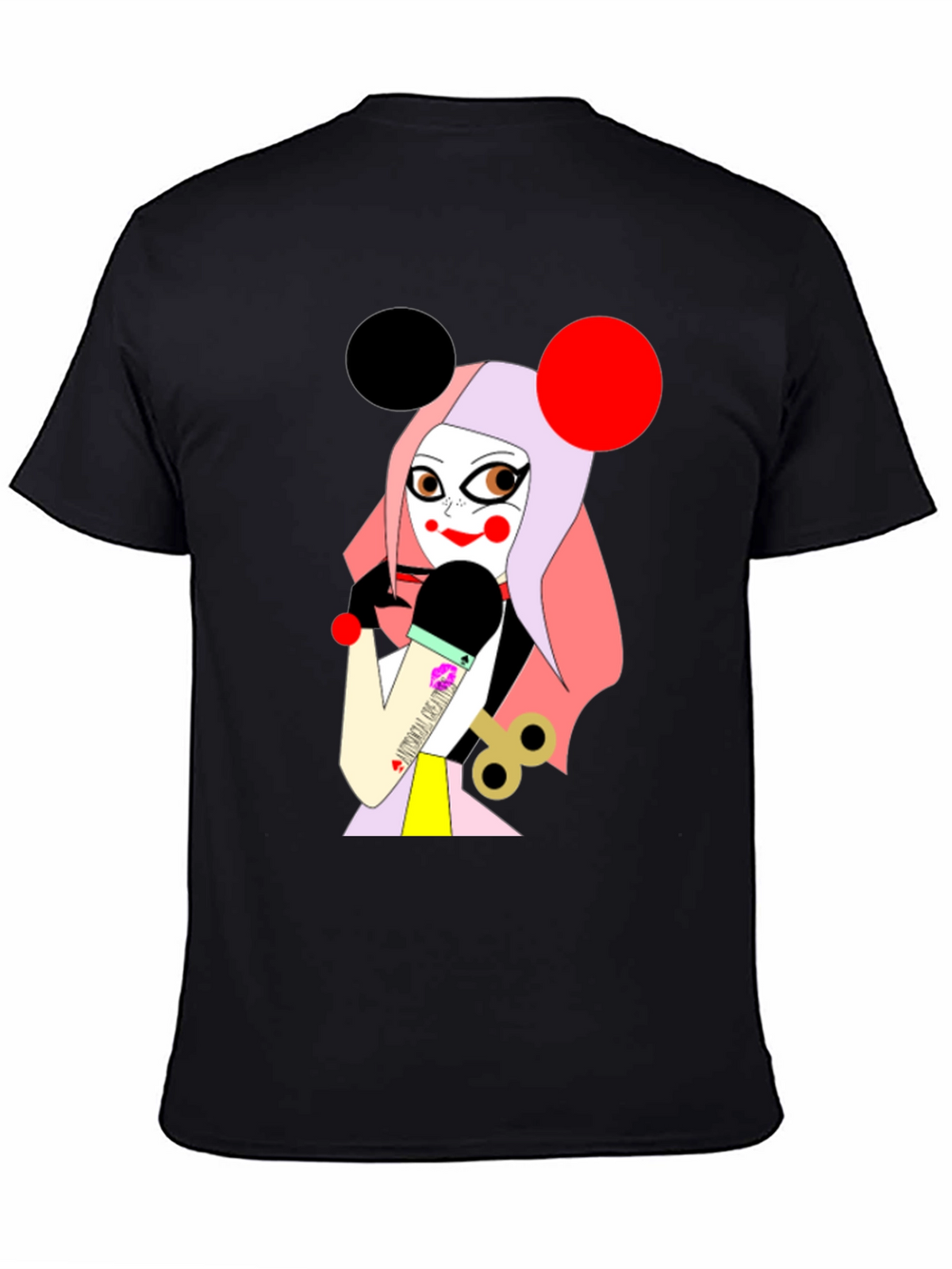 Unique Graphic T-Shirt: Cartoon Character