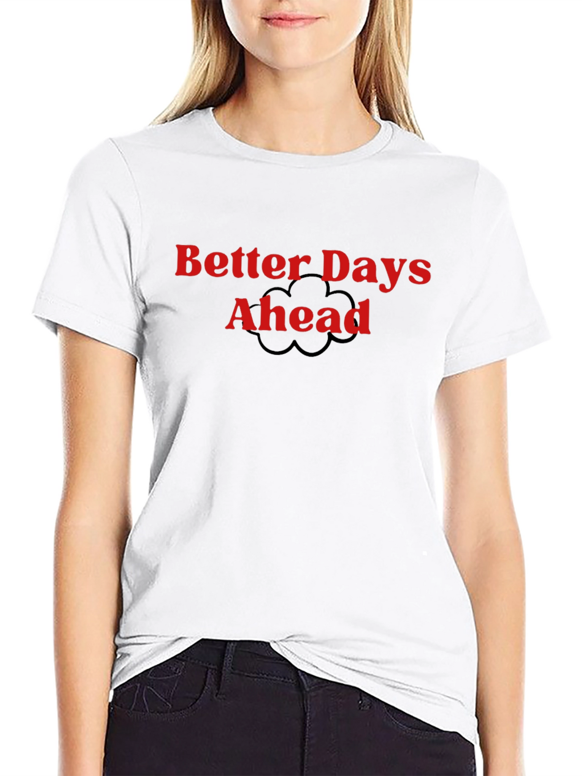 Better Days Ahead Graphic Tee - Black
