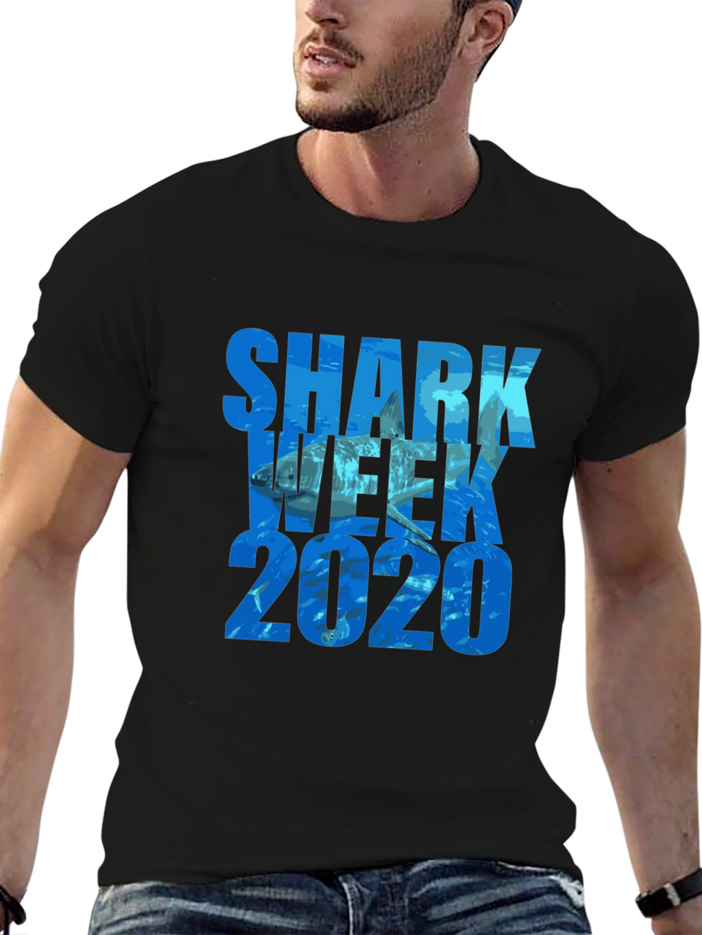 Shark Week 2020 Black T-Shirt