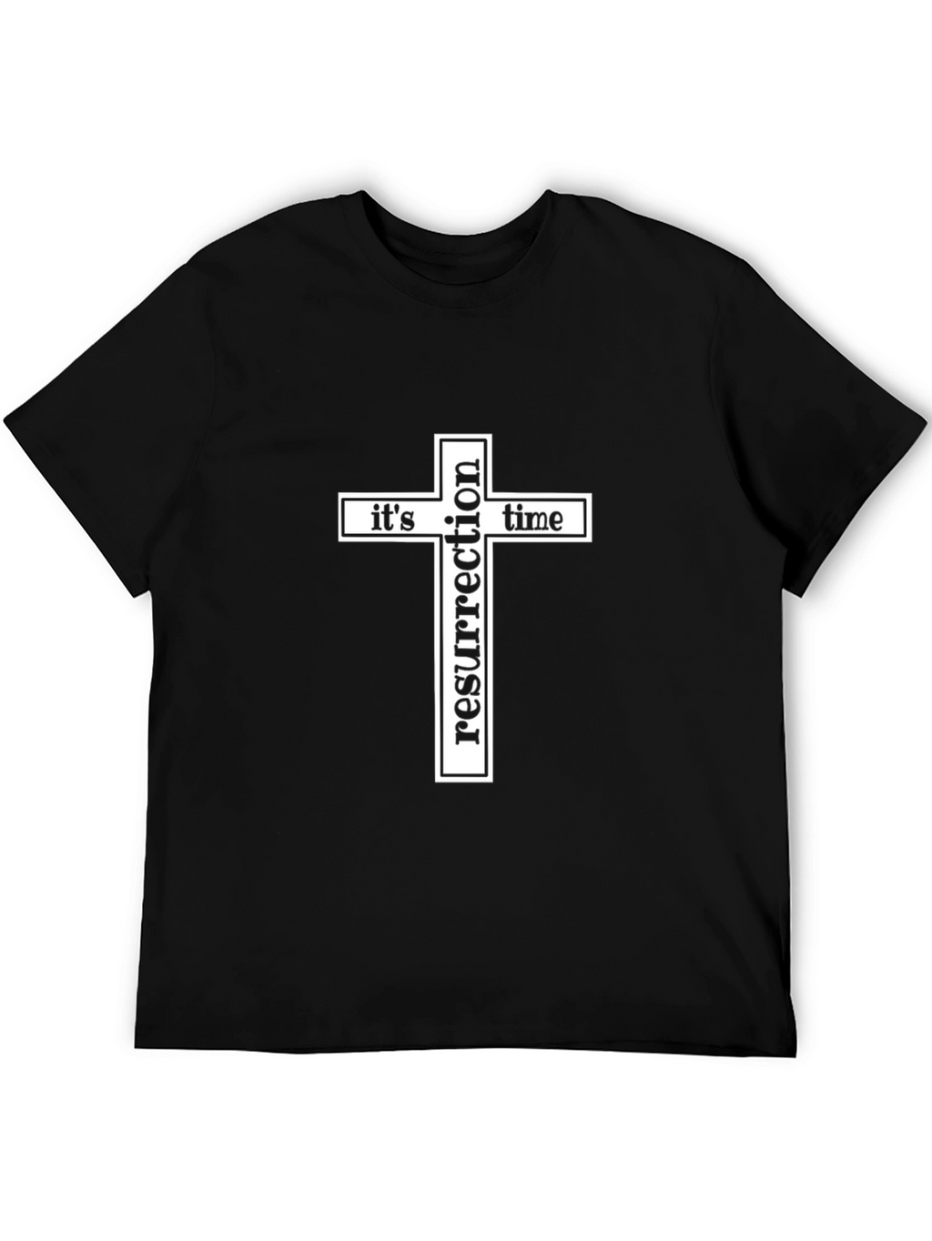 Resurrection Time Black Graphic T-Shirt